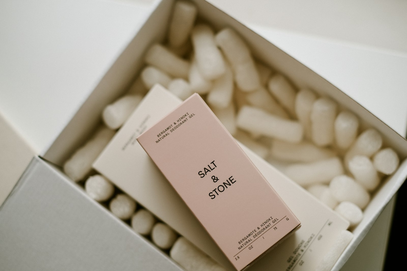 Product box with packaging, ready for a brand launch